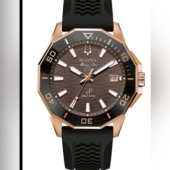 BULOVA Marine Star HPQ Precisionist Brown chocolate Dial Men's Watch